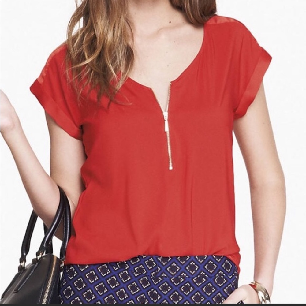 NWT Express Red Blouse
